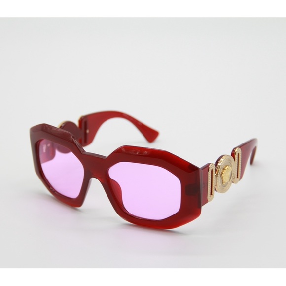 NEW VE4424U 388/5 VERSACE MEDUSA SUNGLASSES MOD 4424U PINK EYEWEAR VE 4424U - Picture 5 of 12